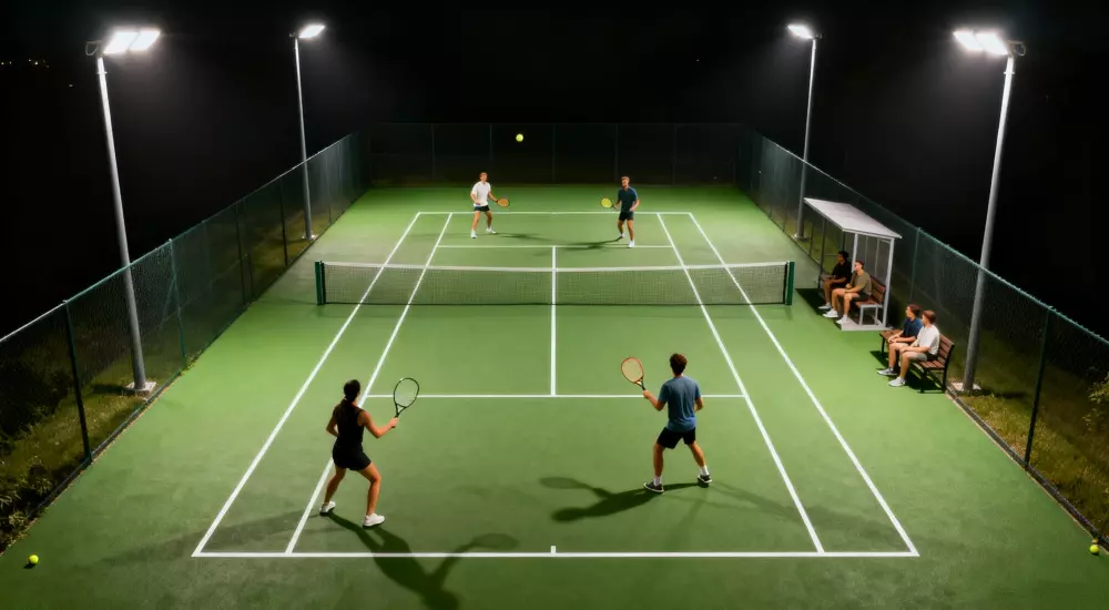 Guía para la iluminación de canchas de pickleball